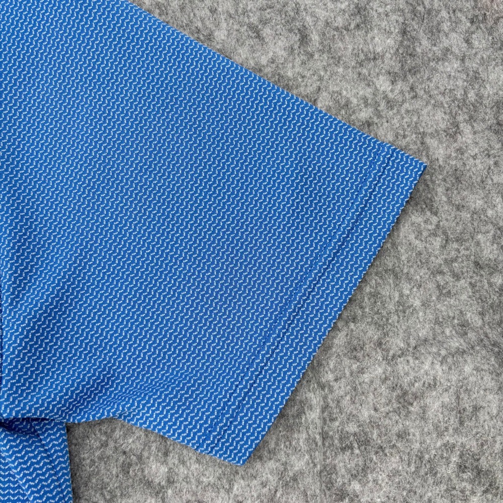FootJoy Mens Athletic Fit Golf Polo Blue La Cantera Resort Spa Logo Size Medium - Picture 2 of 12